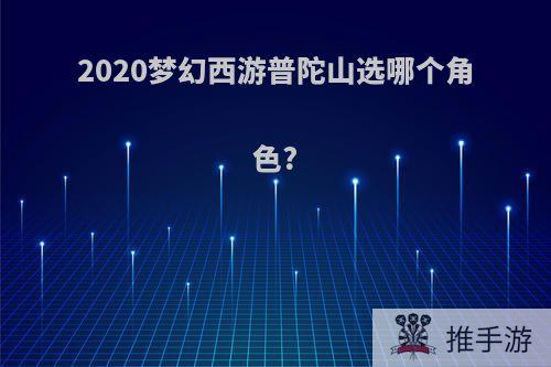 2020梦幻西游普陀山选哪个角色?