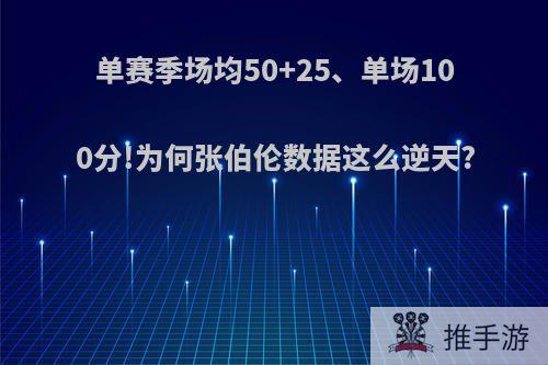 单赛季场均50+25、单场100分!为何张伯伦数据这么逆天?