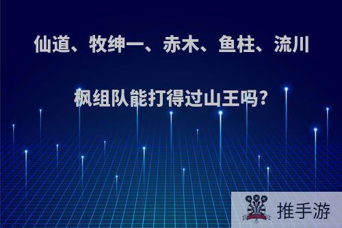 仙道、牧绅一、赤木、鱼柱、流川枫组队能打得过山王吗?