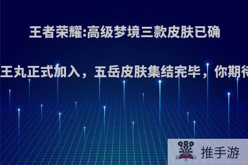 王者荣耀:高级梦境三款皮肤已确定，霸王丸正式加入，五岳皮肤集结完毕，你期待哪个?