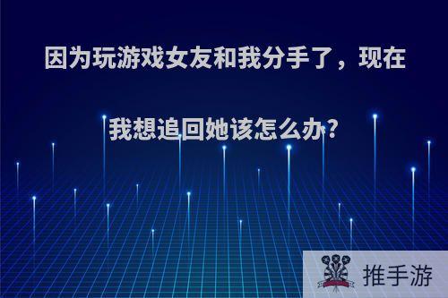 因为玩游戏女友和我分手了，现在我想追回她该怎么办?