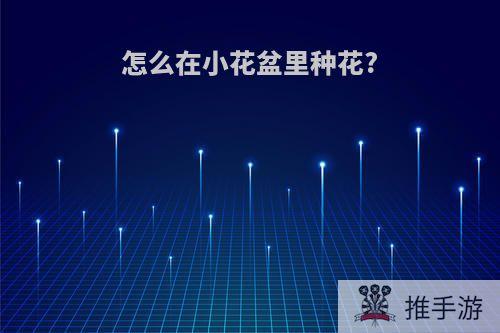 怎么在小花盆里种花?