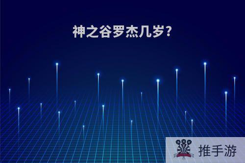 神之谷罗杰几岁?