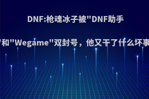 DNF:枪魂冰子被