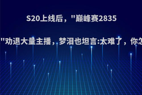 S20上线后，