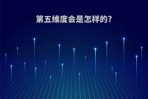 第五维度会是怎样的?